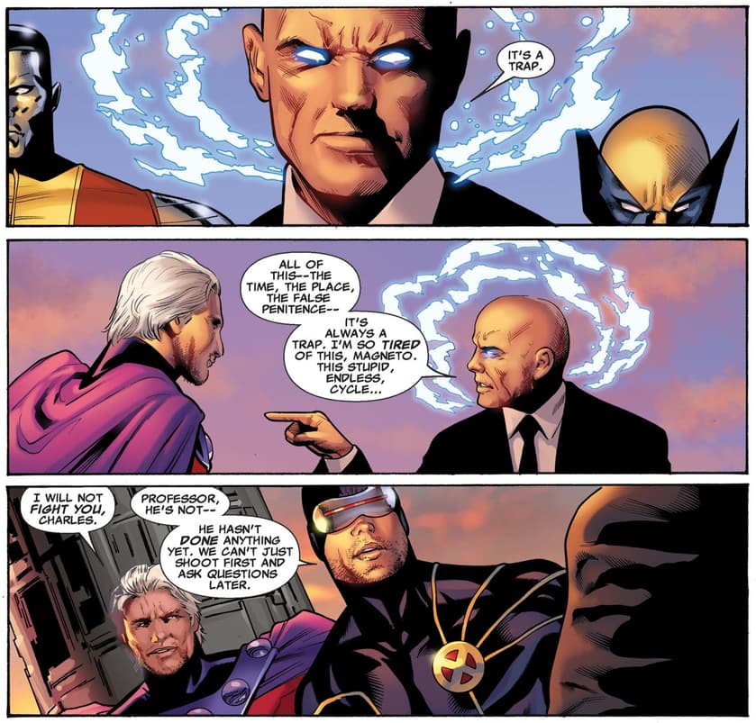 UNCANNY X-MEN (1963) #516 page by Matt Fraction, Greg Land, Jay Leisten, Justin Ponsor, and VC's Joe Caramagna